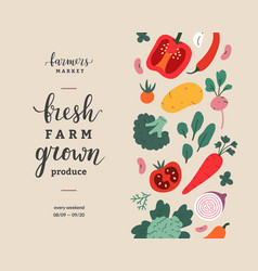 Farmers Market Flyer Design Template