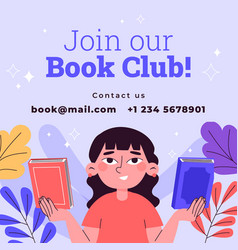 Literature Book Club Posts Set