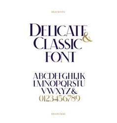 Royal Classic Font For Wedding Greeting