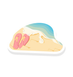 Sandals On The Beach Sticker