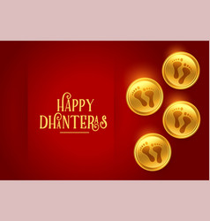 Happy Dhanteras Religious Poster With Goddess