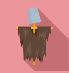 Scarecrow Icon Flat Style