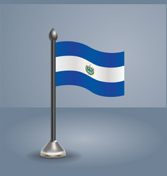 State Table Flag Of El Salvador