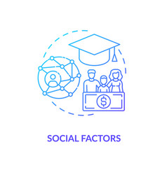 Social Factors Concept Icon