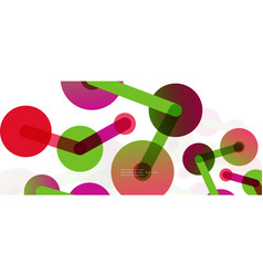 Abstract Background Round Dots Connected By Lines