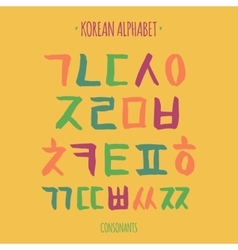 Korean Alphabet Set