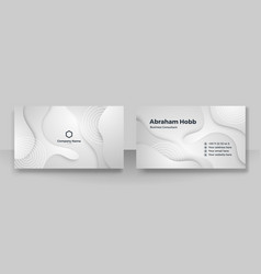 Simple White Business Card