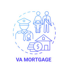 Va Mortgage Concept Icon