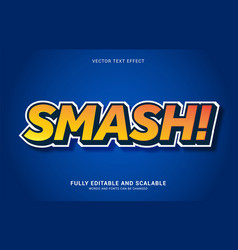 Editable Text Effect Smash Style