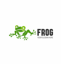 Frog Facing Forward In Standby Position Logo