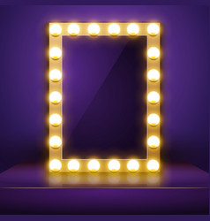 Make Up Mirror With Light Artist Dressing Room