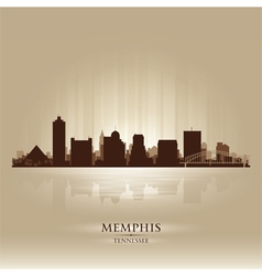 Memphis Tennessee Skyline City Silhouette