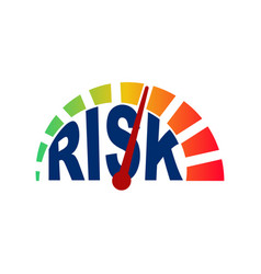 Risk Level Data And Meter With Stress