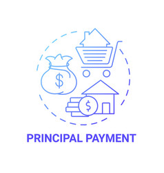 Principal Payment Concept Icon