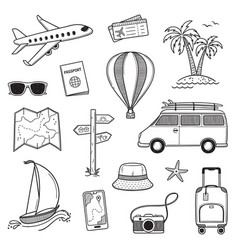 Summer Travel Doodles