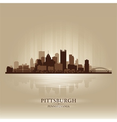 Pittsburgh Pennsylvania Skyline City Silhouette