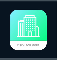 Building Office American Mobile App Button