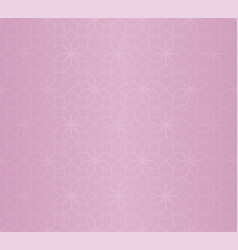 Pink Flower Background Geometric Seamless Pattern