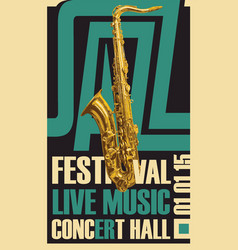 Poster For Jazz Music Festival And Live Music