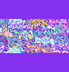 Seamless Funny Hiphop Colorful Modern Abstract