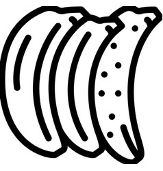 Ripe Banana Line Icon