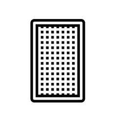 Rug Bathroom Interior Line Icon