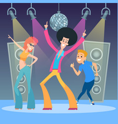 Dance Party Background Funny Characters Dancing