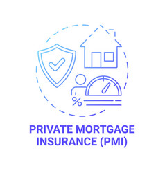 Private Mortgage Insurance Concept Icon