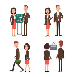 Business Team At Work Character Set