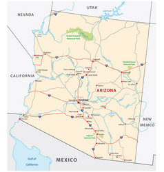 Arizona Road Map