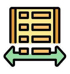 Job Report Icon Flat