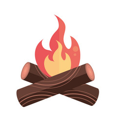 Bonfire Camping Icon