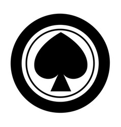 Icon Spades Shape Gambling Symbol Object