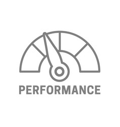 Performance Scale Measure Speedometer Icon