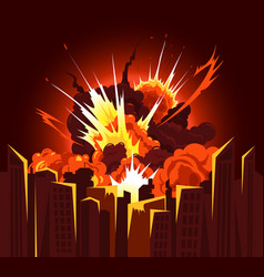 Bomb Explosion City Composition