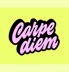 Carpe Diem Latin Quote Lettering Print