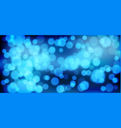 Blue Bokeh Background Christmas Glowing Lights