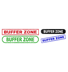 Buffer Zone Rectangle Stamps Using Distress Style