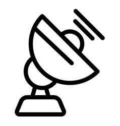 Satellite Dish Icon Line Art