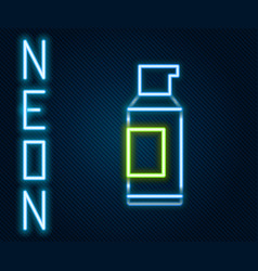 Glowing Neon Line Spray Can For Hairspray