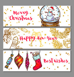 Sketch Christmas Banner Set