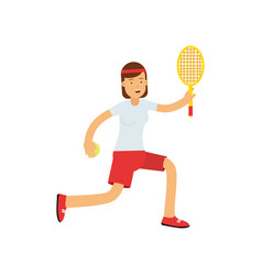 Teen Girl Playing Tennis Active Lifestyle