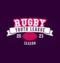 American Football Logo Template Rugby Youth