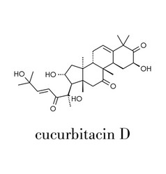 Cucurbitacin D Bitter Molecule Skeletal Formula