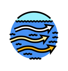 Currents Tidal Power Color Icon