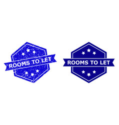 Hexagon Rooms To Let Watermark With Distress