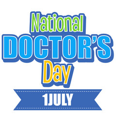 National Doctor Day In July Logo