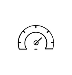 Speedometer Line Style Icon Design