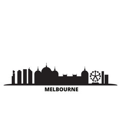 Australia Melbourne City City Skyline Isolated