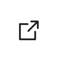 External Link Icon For Web Site Design Arrow Flat